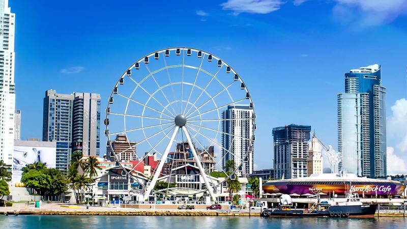 Roda-gigante Skyviews Miami Observation Wheel no Bayside Marketplace