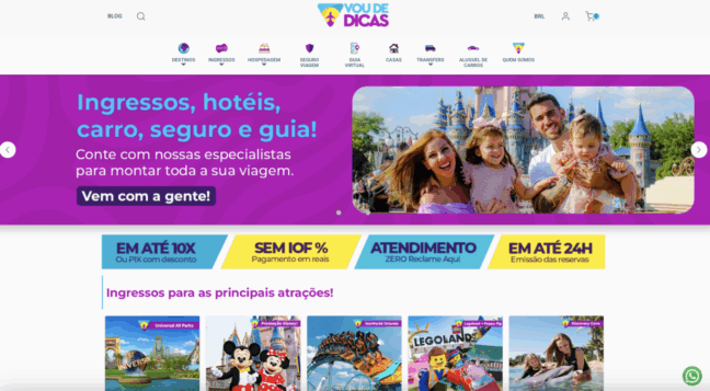Vou de Dicas é uma boa agência de viagens?
